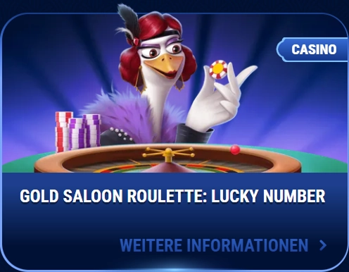 Gold Saloon Roulette: Lucky Number Slot im Wingaga Casino