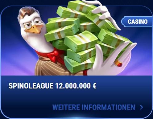 Wingaga Casino: 12.000.000 € Gewinnchance